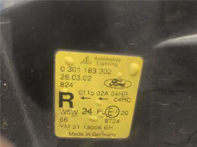 Foto 3ª: Faro Derecho Ford Galaxy 1.9 TREND [1.9 LTR. - 110 KW TDI CAT] [BTB]