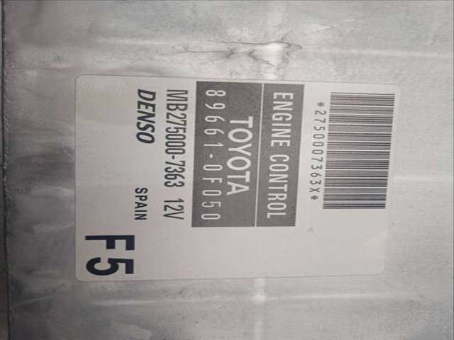 Foto 3ª: Centralita Motor ECU Toyota Corolla 1.8 16V CAT 129CV 95KW [1ZZFE] (2004)