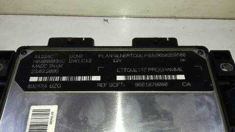 Foto 3ª: Centralita Motor ECU Citroen Berlingo 1.9 D 600 FURG. 70CV 51KW [WJY] (2006)