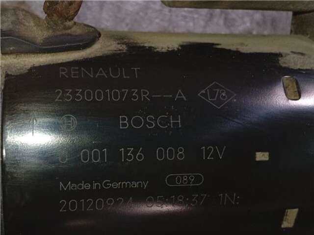 Foto 2ª: Motor de Arranque Mercedes Citan 1.5 109 CDI COMPACTO (A1)(415.601) [1.5 LTR. - 66 KW CDI CAT]