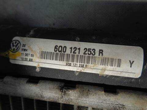 Foto 2ª: Radiador Motor Skoda Fabia 1.9 TDI 100CV 74KW [ATD] (2005)