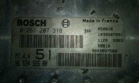 Foto 2ª: Centralita Motor ECU Citroen Xsara 1.6 16V EXCLUSIVE PICASSO 95CV 70KW [NFV] (2005)