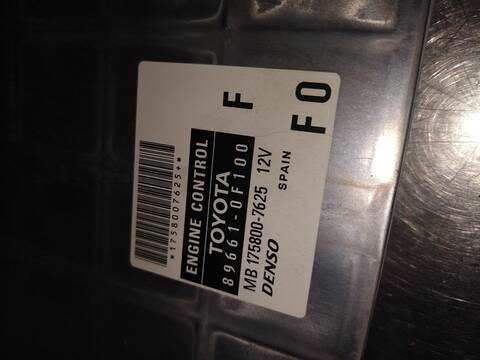 Foto 2ª: Centralita Motor ECU Toyota Corolla 2.2 D-4D SOL 136CV 100KW [2ADFTV] (2006)