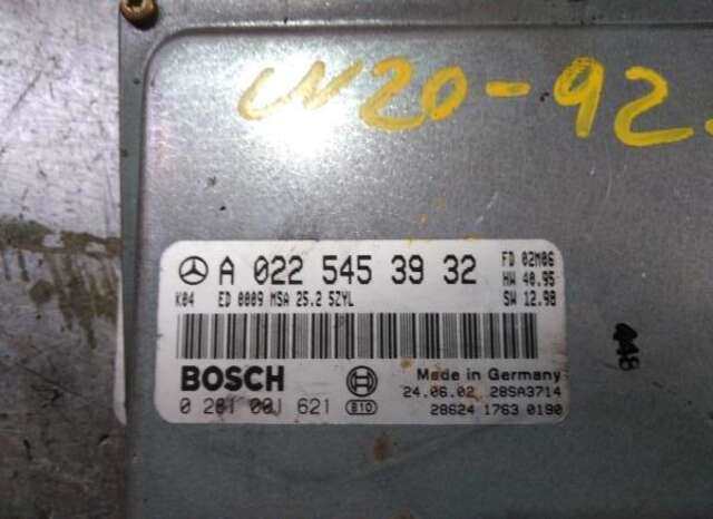 Centralita Motor ECU Mercedes Clase E 180 E 290 TURBO-D (210.017)