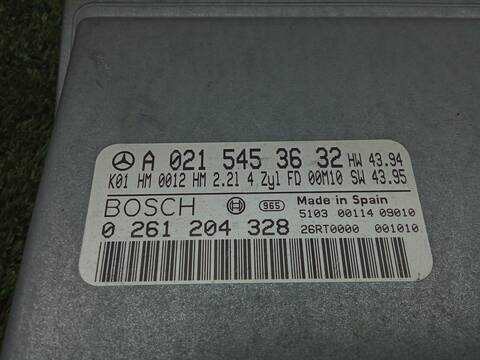 Foto 3ª: Centralita Motor ECU Mercedes Clase C 160 C 220 202.022) 150CV 110KW [111961] (1995)