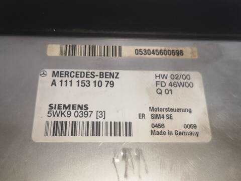 Foto 2ª: Centralita Motor ECU Mercedes Clase C 160 111951 BERLINA (2000)