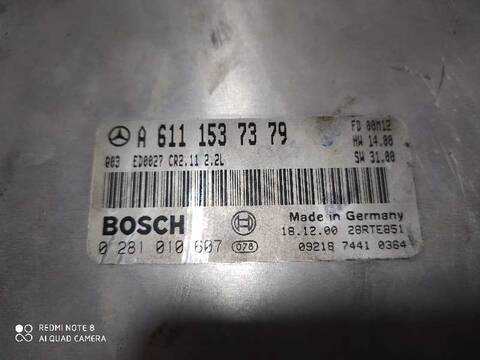 Foto 2ª: Centralita Motor ECU Mercedes Clase C 160 220 CDI 203.006) BERLINA 143CV 105KW [611962] (2001)