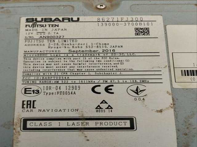 Foto 3ª: Sistema Audio Radio CD Subaru XV EXECUTIVE 147CV 108KW [EE20] (2017)