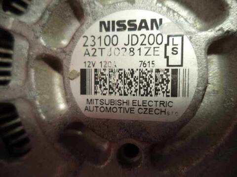 Foto 3ª: Alternador Nissan Qashqai 140CV 103KW [MR20DE] (2007)