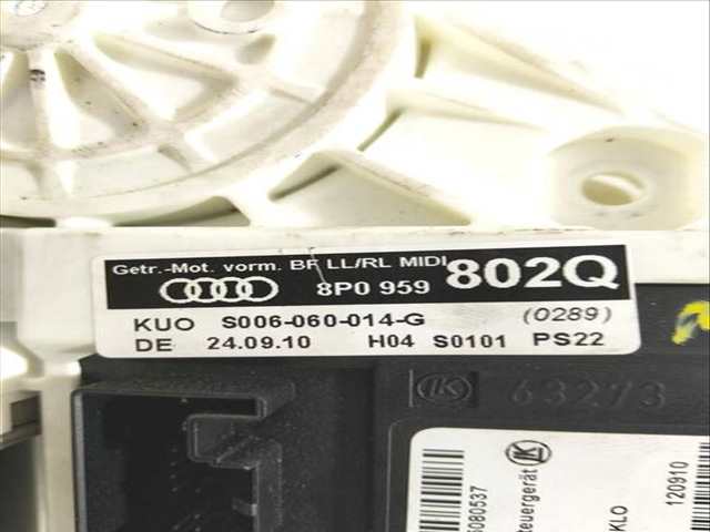 Foto 3ª: Elevalunas Eléctrico Delantero Izquierdo Audi A3 1.2 TFSI AMBIENTE 105CV (2004)