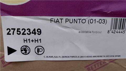 Foto 2ª: Faro Derecho Fiat Punto G BERLINA