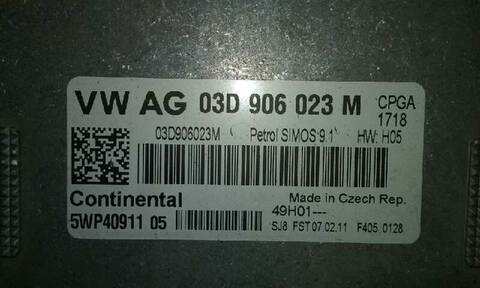 Foto 2ª: Centralita Motor ECU Skoda Fabia 1.2 60CV 44KW [CHF] (2011)