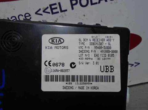 Foto 3ª: Centralita Confort BSI Kia Sportage CONCEPT 4X2 135CV 99KW [G4FD] (2014)