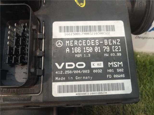 Foto 3ª: Centralita Motor ECU Mercedes Clase A 140 1.6 160 (168.033) [1.6 LTR. - 75 KW CAT] [166960]