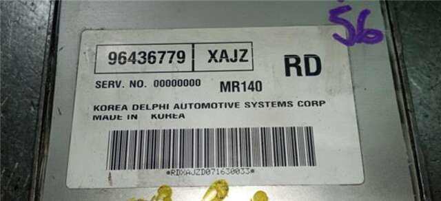 Centralita Motor ECU Chevrolet Aveo 1.4 LS [1.4 LTR. - 69 KW CAT]