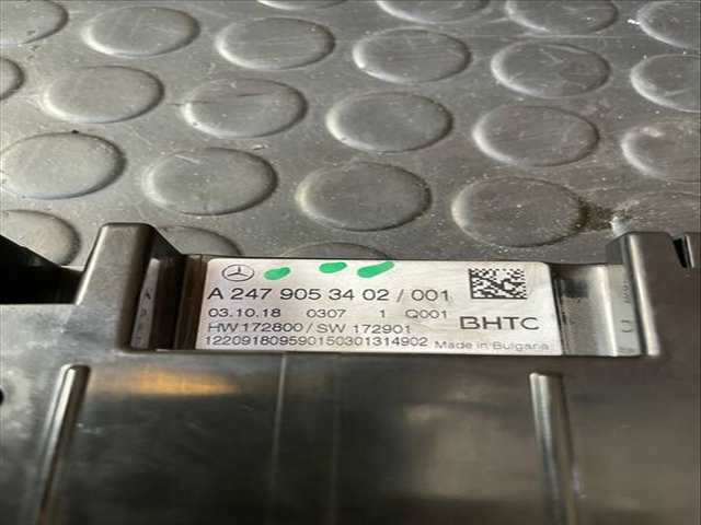 Foto 2ª: Mando Climatizador Mercedes Clase A 140 1.5 CDI CAT 109CV (2012)