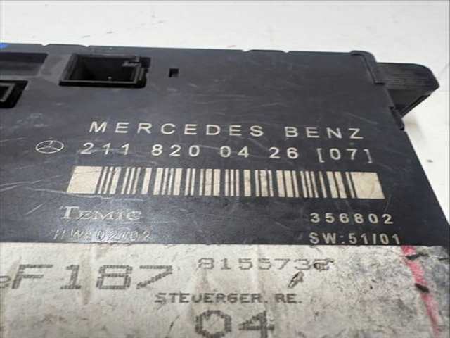 Foto 2ª: Centralita Motor ECU Mercedes Clase E 180 OM647961 BERLINA (2002)