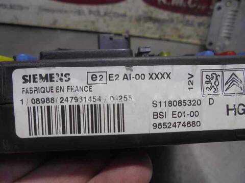 Foto 4ª: Centralita Motor ECU Peugeot 307 XS 90CV 66KW [RHY] (2001)