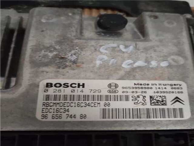 Foto 2ª: Centralita Motor ECU Citroen C4 1.6 HDI [9HZ-DV6TED4]