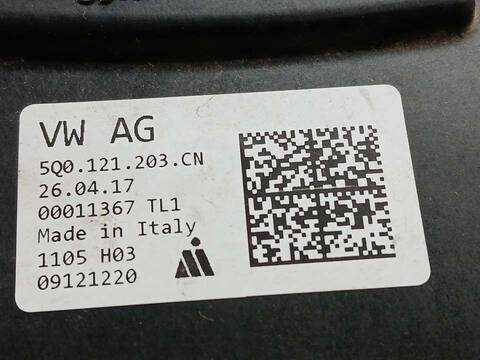 Foto 3ª: Electroventilador Audi A3 AMBIENTE ULTRA 150CV 110KW [CZEA] (2017)