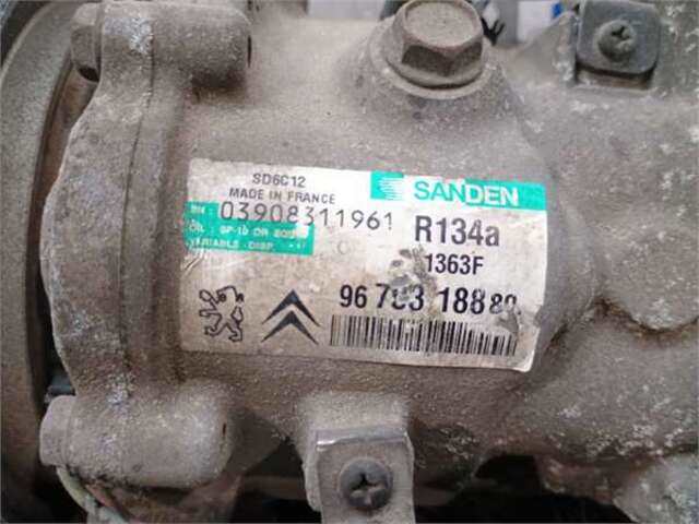Foto 2ª: Compresor Aire Acondicionado Citroen C4 1.6 VTN@V [1.6 LTR. - 66 KW 16V HDI] [9HX / DV6UTED4]