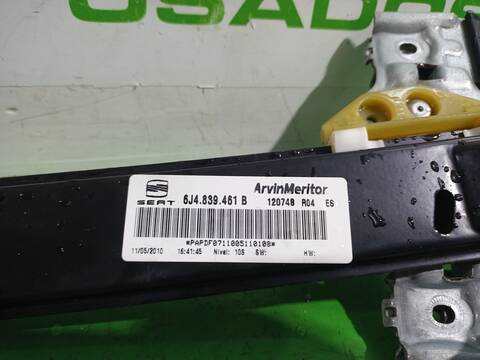 Foto 2ª: Elevalunas Manual Trasero Izquierdo Seat Ibiza EMOCION 60CV 44KW [CGPB] (2010)