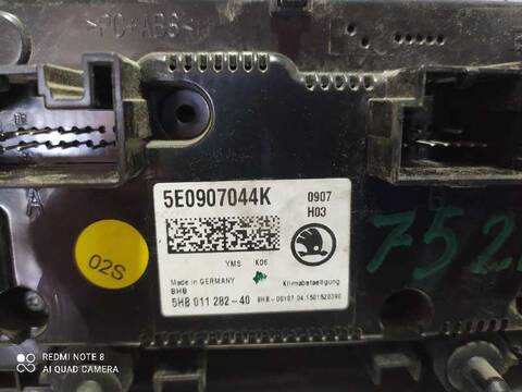 Foto 2ª: Mando Climatizador Skoda Octavia ACTIVE 105CV 77KW [CLH] (2015)