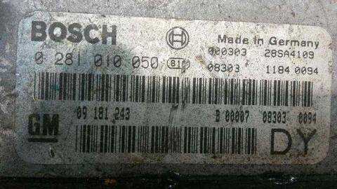 Foto 2ª: Centralita Motor ECU Opel Astra BERLINA (1998)