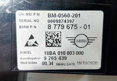 Foto 3ª: Cuadro de Instrumentos Mini Mini ONE 1 12V 102CV (2013)