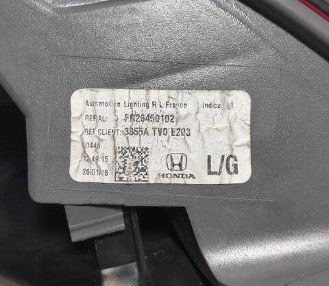 Foto 2ª: Piloto Trasero Izquierdo Honda Civic N16A1 (2016)