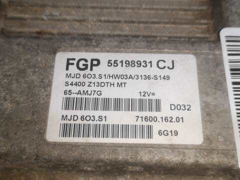 Foto 2ª: Centralita Motor ECU Opel Corsa Z13DTH (2007)