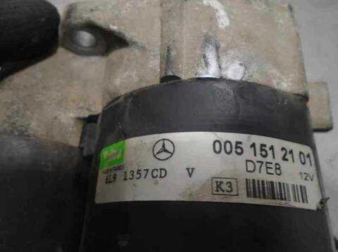 Foto 2ª: Motor de Arranque Mercedes Clase A 140 140 168.031) 82CV 60KW [166940] (2000)