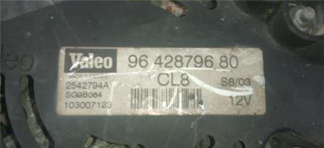 Alternador Citroen C3 1.1 I