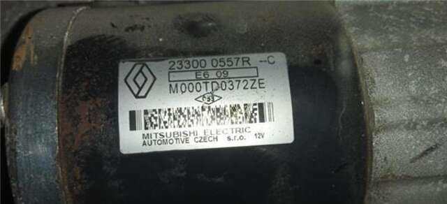 Motor de Arranque Renault Captur 0.9 DYNAMIQUE [0.9 LTR. - 66 KW TCE ENERGY]