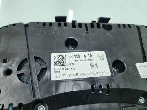 Foto 3ª: Cuadro de Instrumentos Seat Leon I-TECH 105CV 77KW [CLHA] (2014)