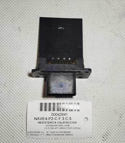 Foto 3ª: Calefacción Nissan Navara 2.5 D D40 4P [YD25 EURO4] (2008)