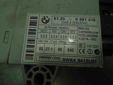 Foto 2ª: Centralita Motor ECU Bmw Serie 3 315 320D BERLINA 163CV 120KW [20-4D-4.D] (2006)