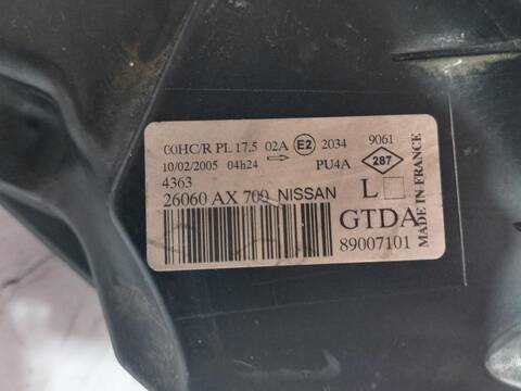 Foto 3ª: Faro Izquierdo Nissan Micra SPORT 80CV [CR12DE] (2002)