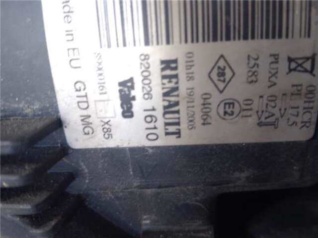 Foto 3ª: Faro Izquierdo Renault Clio 1.5 PACK DYNAMIQUE [1.5 LTR. - 63 KW DCI DIESEL CAT] [k9k t7]