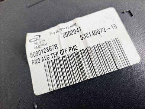 Foto 4ª: Tapizados Cartoneras Renault Scenic DYNAMIQUE 110CV 81KW [K9K A6] (2012)