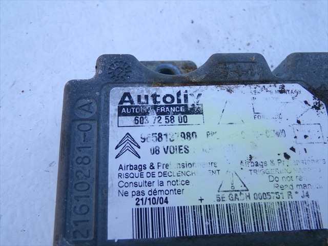 Foto 3ª: Centralita Airbag Citroen C4 1.6 G 2004-2010 [NFU] (2005)