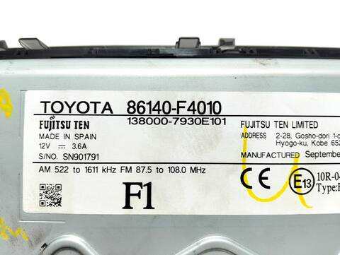 Foto 3ª: Pantalla Multifuncion Toyota CHR VERSION INDEFINIDA (2016)