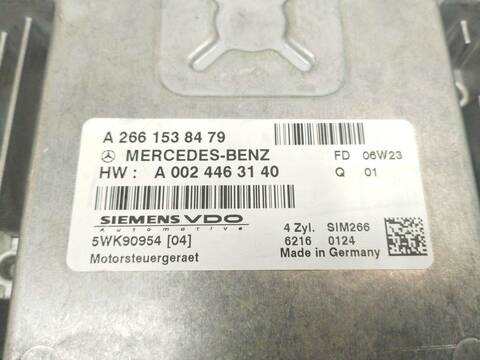 Foto 3ª: Centralita Motor ECU Mercedes Clase A 140 A 150 169.031) 95CV 70KW [M266920] (2006)