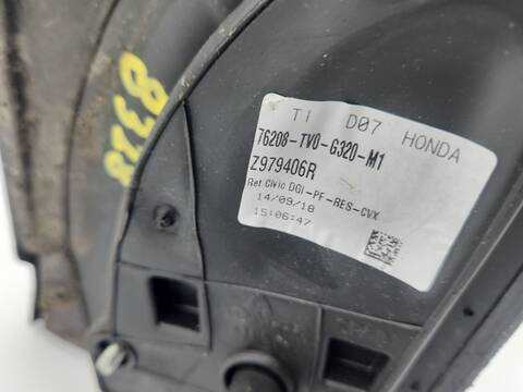 Foto 4ª: Retrovisor Derecho Honda Civic 1.6 I-DTEC SPORT 120CV 88KW [N16A1] (2013)