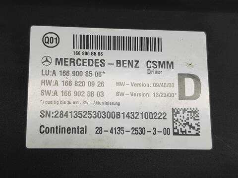 Foto 2ª: Centralita Motor ECU Mercedes Clase ML 350 3.0 V6 CDI 258CV 190KW AUT. BLUETEC EDITION 1 166.024) W166) OM642 [624826] (2011)