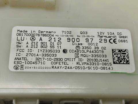 Foto 3ª: Centralita Motor ECU Mercedes Clase G 230 GLE 350 D 4MATIC 258CV 190KW [642826] (2017)