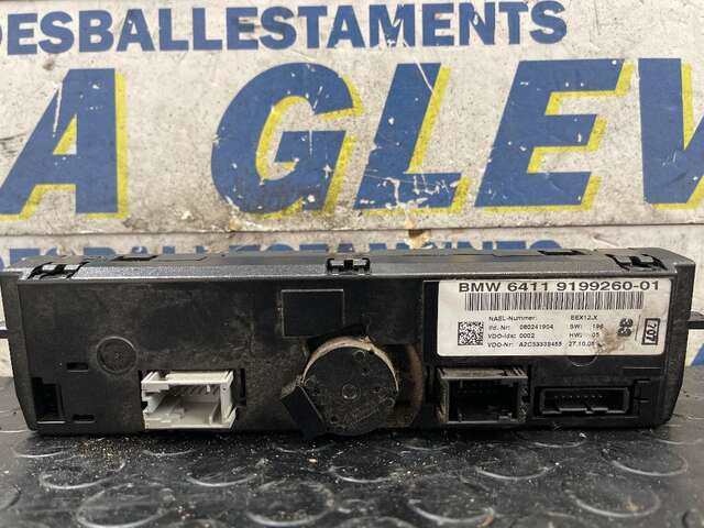 Foto 2ª: Mando Calefacción A. A. Bmw Serie 1 114 118I BERLINA 0CV [1995 CC (2.0 LTR) 143CV/105KW (N43B20A)] (2009)