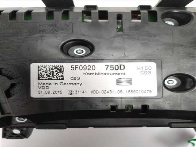 Foto 3ª: Cuadro de Instrumentos Seat Leon 1.4 TSI 125CV (2013)