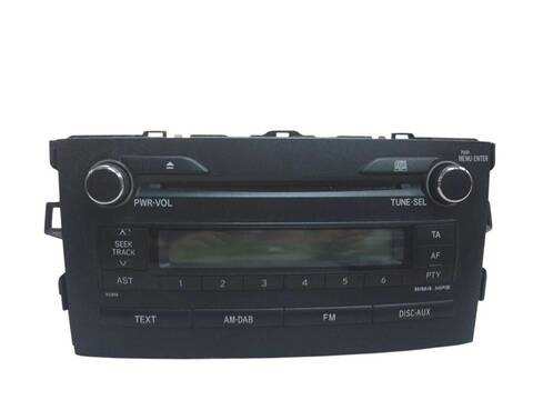 Sistema Audio Radio CD Toyota Auris 1.8 HYBRID ZWE150_ ZWE150R)