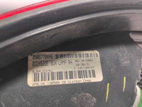 Foto 3ª: Piloto Trasero Derecho Dodge Journey SE 2 16V CRD CAT 140CV (2008)